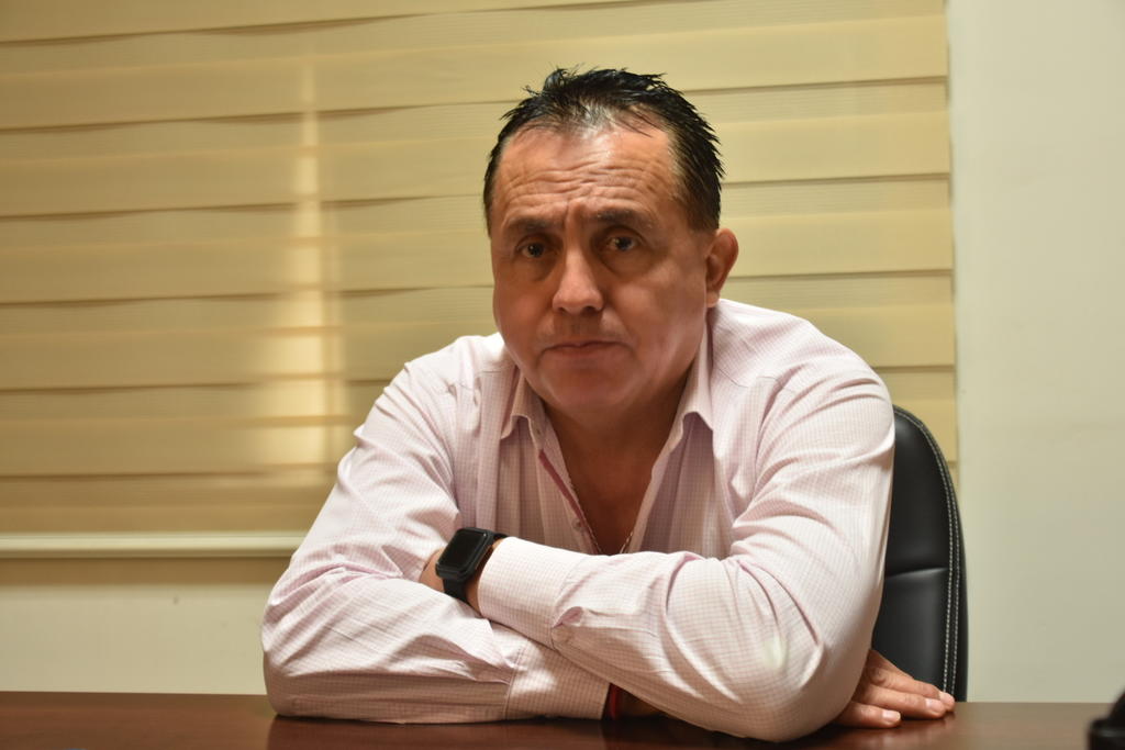 Ismael Leija Escalante, dirigente nacional del Sindicato Nacional Democrático de Trabajadores Mineros, Metalúrgicos, Siderúrgicos y Conexos (SNDTMMSC). 