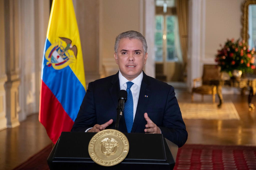 El presidente colombiano, Iván Duque, anunció este domingo una 'profunda transformación' integral de la Policía enfocada en fortalecer la política de derechos humanos, después de las denuncias de uso desmedido de la fuerza en las protestas del último mes. (ARCHIVO) 
