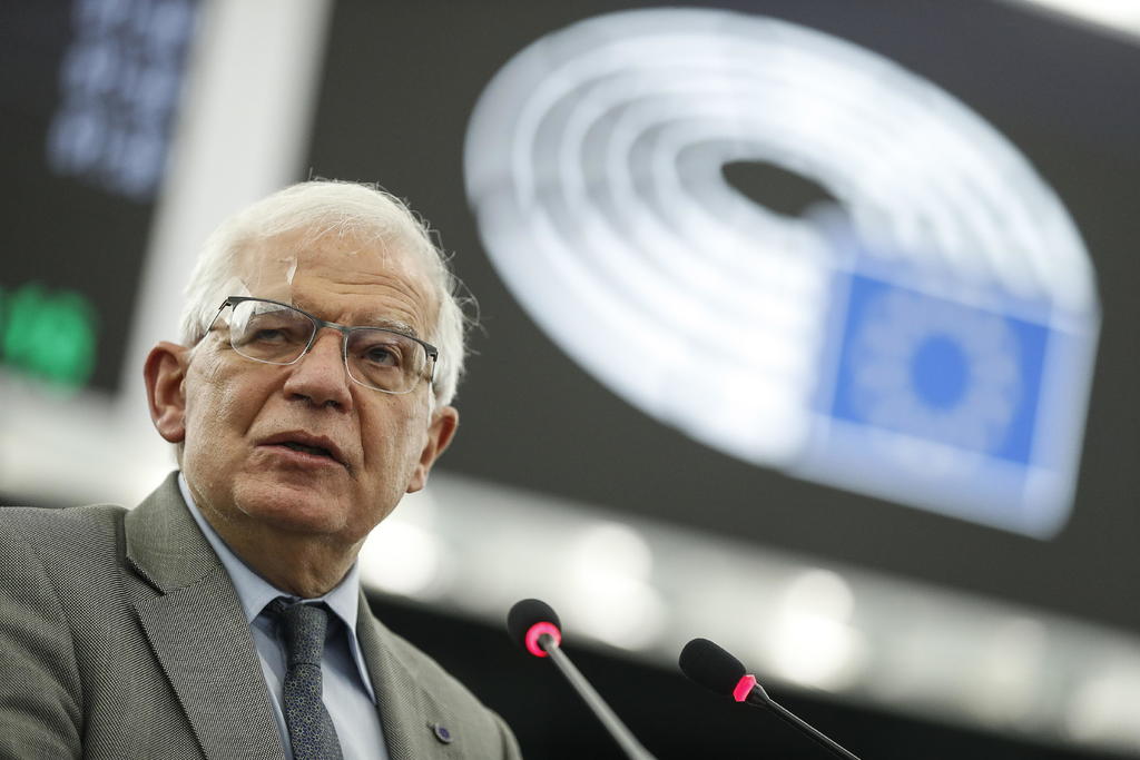El alto representante de la Unión Europea para la Política Exterior, Josep Borrell, dijo este martes que Afganistán 'no puede convertirse en un refugio seguro para el terrorismo internacional', ante el avance de los talibanes para el control del país, cuando tiene lugar la retirada de las tropas internacionales. (EFE) 
