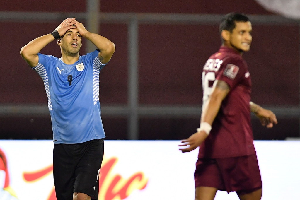 Uruguay no pudo con Venezuela y empató como visitante 0-0. (EFE)