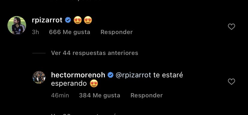 Héctor Moreno dice estar esperando a Rodolfo Pizarro con Rayados