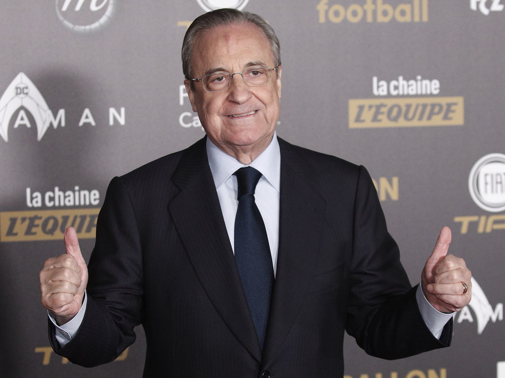 Florentino Pérez, presidente del Real Madrid, fue el principal impulsor de la fallida Superliga europea. (ARCHIVO)