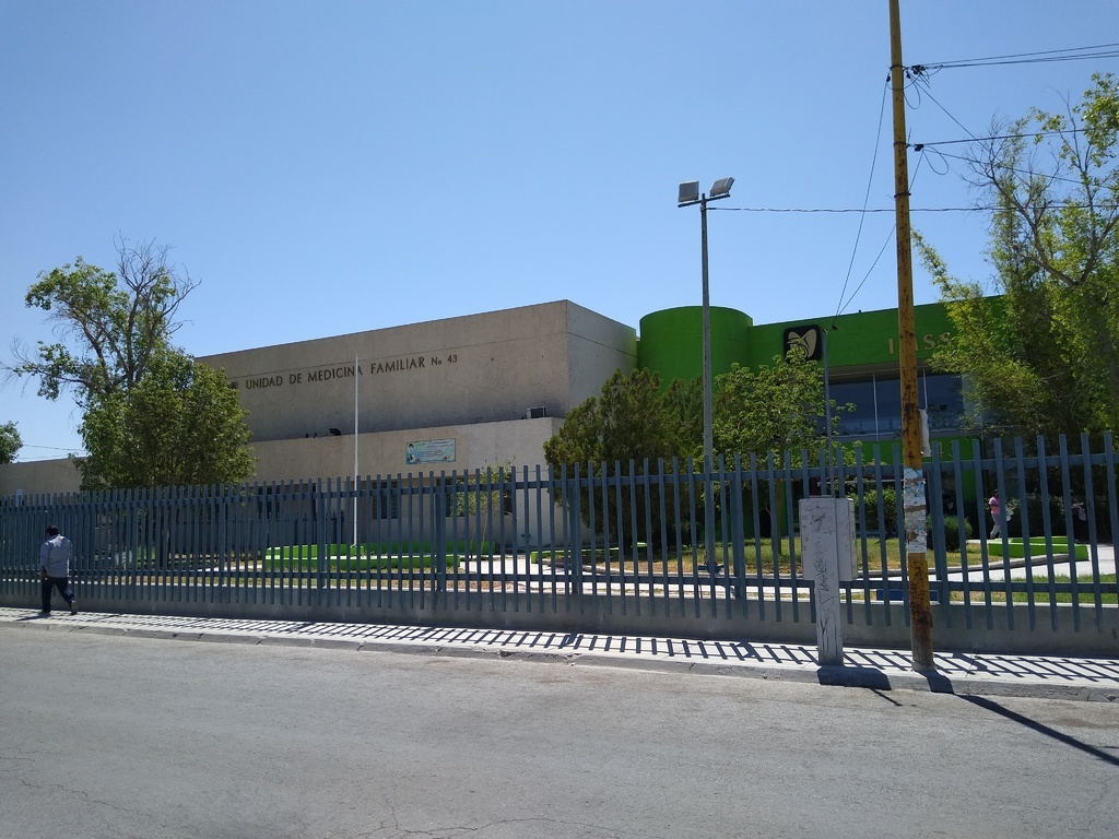 Una de las sedes donde se desarrollará la Feria de la Salud en la Unidad de Medicina Familiar 43 del Seguro Social en Gómez Palacio.