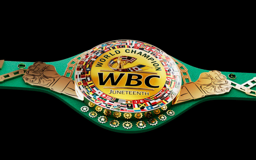 El Consejo Mundial de Boxeo (WBC, por sus siglas en inglés) ha creado el Cinturón de la Libertad, un reconocimiento especial para conmemorar “Juneteenth”, fecha que recuerda el día en que la esclavitud en el estado de Texas fue abolida. (CORTESÍA)