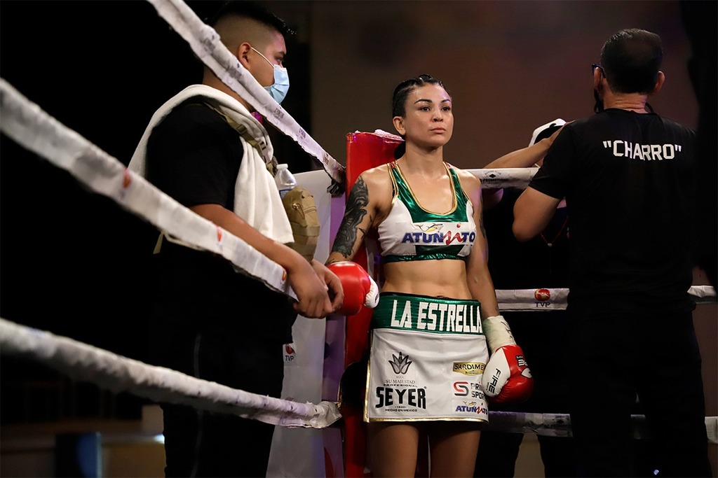 La única campeona mundial nacida en Culiacán, Sinaloa, no descartó la posibilidad de dedicarse a ser promotora de peleas de box. (ESPECIAL)
