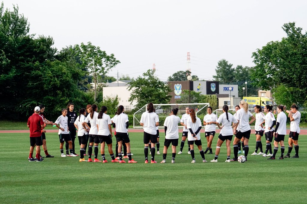 La Selección Mexicana femenil se medirá al filo de la medianoche a Japón, en partido de preparación. (CORTESÍA FMF)