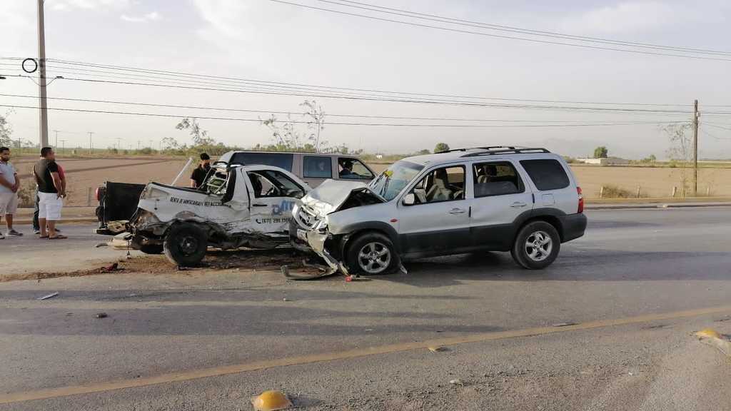 La tarde de este sábado se registró un accidente vial a la altura de la colonia Los Olivos de Matamoros Coahuila, una persona perdió la vida en el lugar. (EL SIGLO DE TORREÓN)
