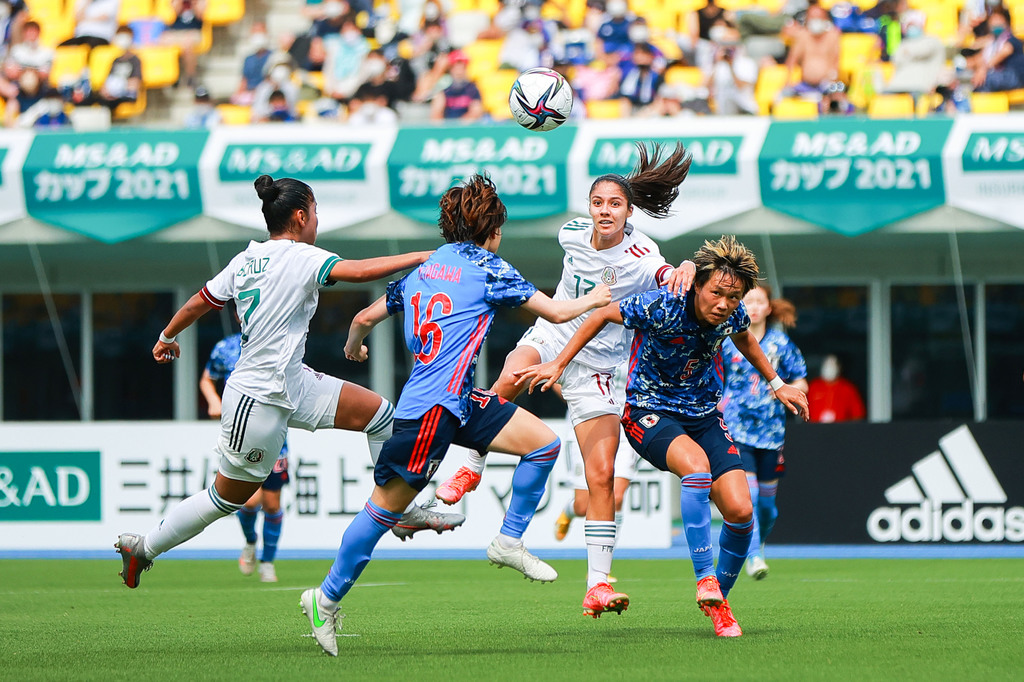 La Selección Mexicana femenil cayó derrotada 5-1 ante Japón, en partido de preparación. (CORTESÍA FMF)