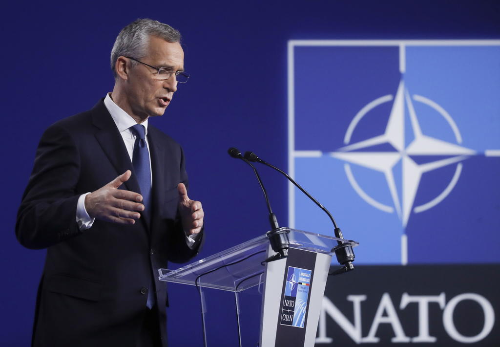 La OTAN afirmó hoy que las acciones 'agresivas' de Rusia 'constituyen una amenaza a la seguridad Euro-Atlántica' y aseguró que 'en las circunstancias actuales' el conflicto en Ucrania es 'el primer punto' en la agenda de la Alianza Atlántica. (EFE) 