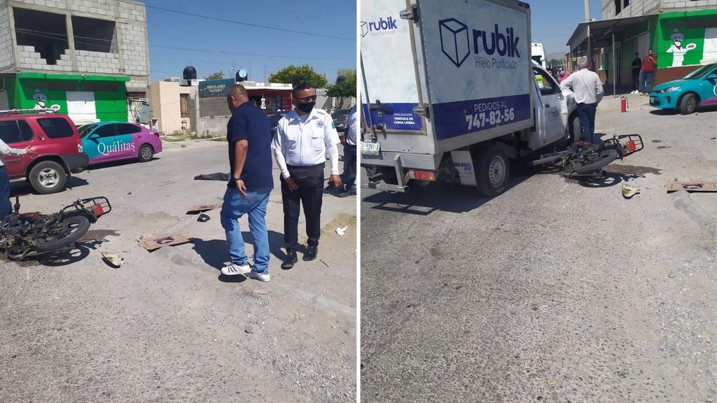 La mañana de este miércoles se registró un aparatoso accidente vial en la colonia Villas Zaragoza de la ciudad de Torreón, dos jóvenes que viajaban en una motocicleta resultaron con lesiones de gravedad.
(EL SIGLO DE TORREÓN)