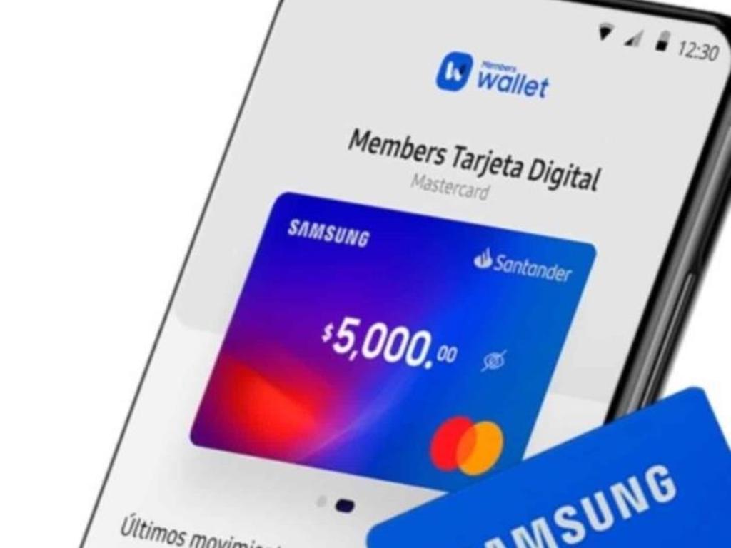 Para complementar este nuevo ecosistema financiero digital introdujeron una tarjeta de débito llamada Samsung Members. (ARCHIVO) 
