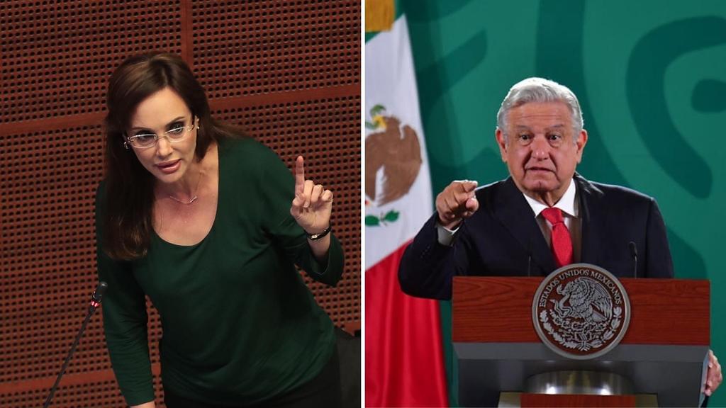 Lilly Téllez, senadora de Acción Nacional, presentó una iniciativa para hacer sujeto de juicio político al presidente Andrés Manuel López Obrador. (ESPECIAL) 
