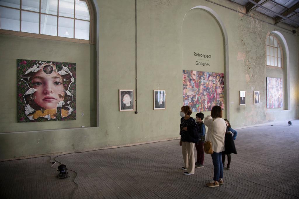 Espacio. Retrospect Galleries fue el espacio al que arribó la obra pictórica de Mónica Fernández.