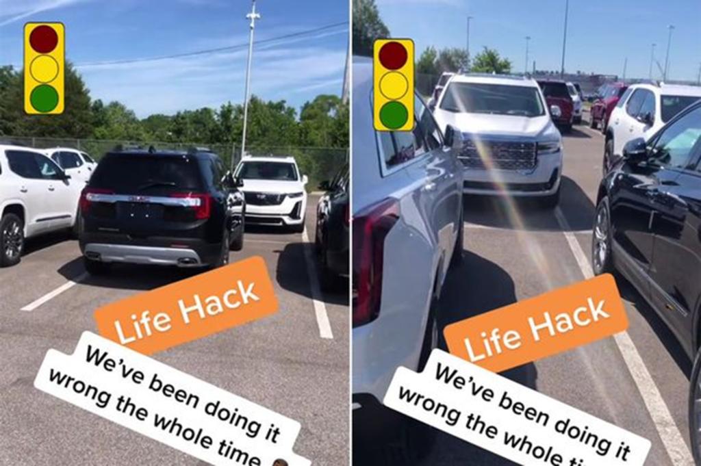 La idea es sencilla, pegarse a la línea izquierda, para dejar espacio entre autos. (INTERNET)
