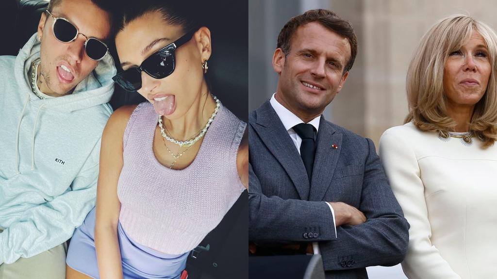 Luego de que Justin Bieber y su esposa Hailey Baldwin tuvieron un encuentro en París con el presidente de Francia, Emmanuel Macron, y su esposa, Brigitte Macron, gran polémica ha desatado en redes sociales por la manera en que los jóvenes fueron vestidos al evento. (ESPECIAL) 