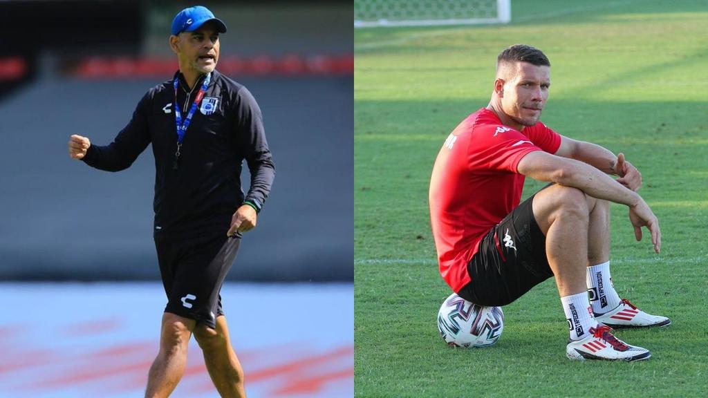 Lukas Podolski no llegará al futbol mexicano con el Club Querétaro. (ESPECIAL)