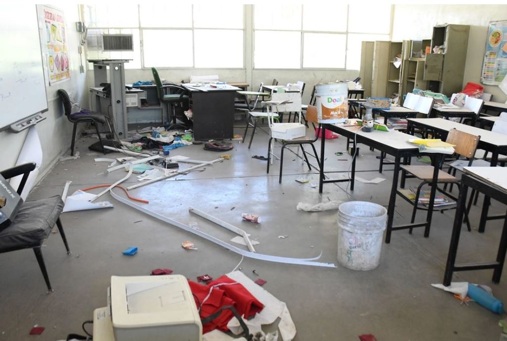 Se tiene un registro de 160 escuelas públicas en La Laguna de Coahuila que fueron vandalizadas. (ARCHIVO)