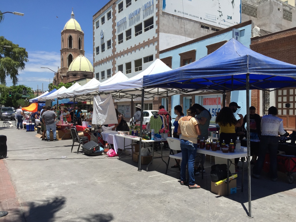 Se pretende realizar este Bazar Neni Laguna una vez al mes en apoyo al comercio local de GP. (GUADALUPE MIRANDA)