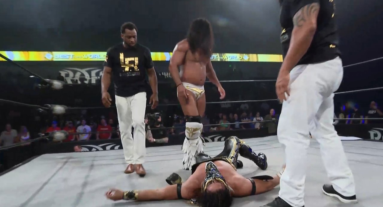 Bandido le arrebata a Toro Blanco Rush el campeonato mundial de ROH 