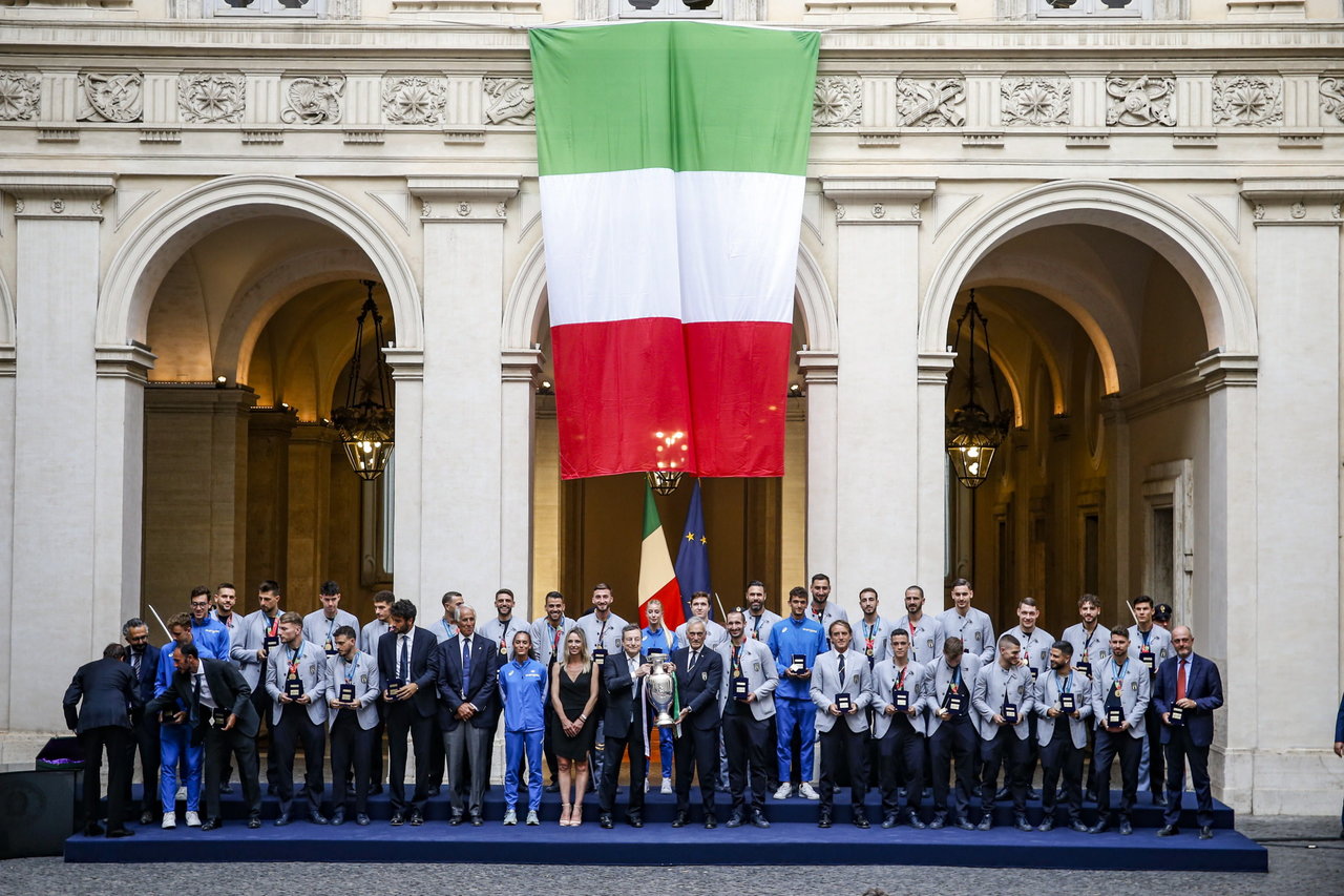 Italia celebra con sus fanáticos el título de la Eurocopa 2020