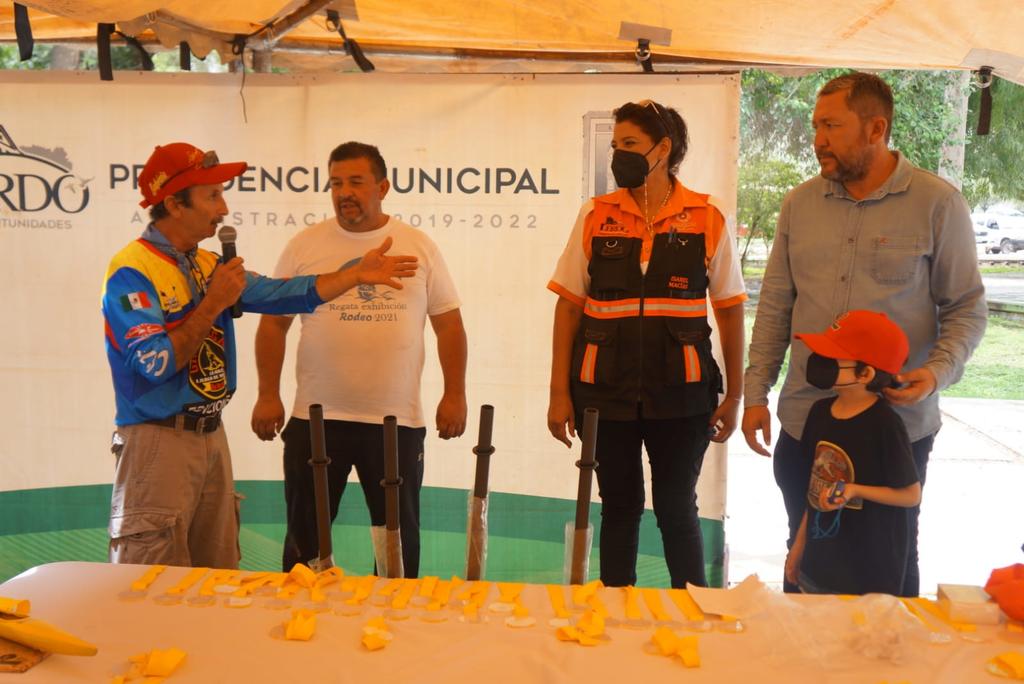 La convivencia deportiva de la Gran Regata del Río Nazas 2021 que se llevó a cabo los días 9, 10 y 11 de julio, se desarrolló con éxito, pues durante la 58° edición, más de 50 participantes se sumaron a la acción del canotaje. (DIANA GONZÁLEZ)