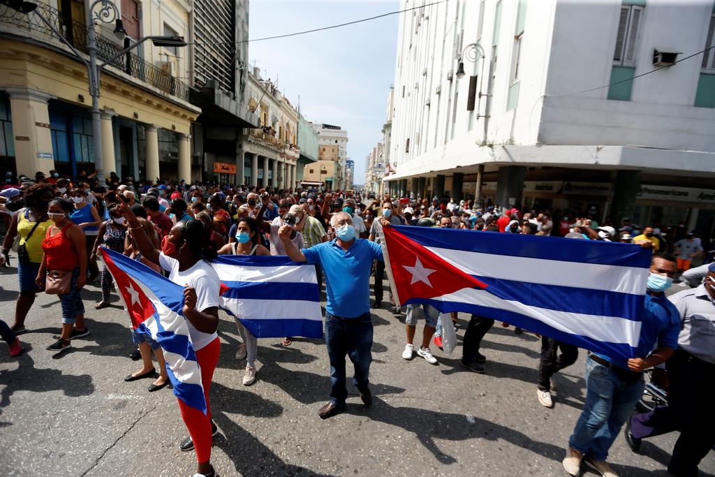 El Gobierno de EUA negó este lunes estar detrás de las inéditas protestas antigubernamentales en Cuba, como afirman las autoridades de la isla, y pidió que se evite la violencia contra los manifestantes, que recibieron el respaldo de todos los actores políticos del país norteamericano. (ARCHIVO)