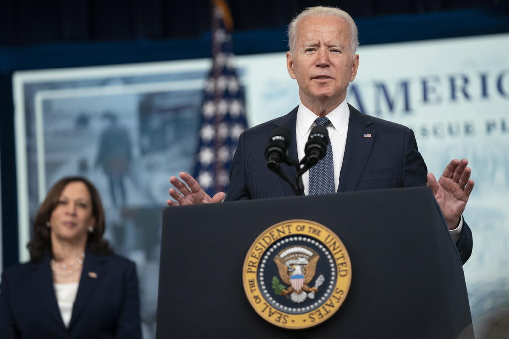 El presidente estadounidense, Joe Biden, dio este jueves el pistoletazo de salida al mayor programa para combatir la pobreza en EUA en medio siglo, con el foco en las familias con hijos. (EFE)