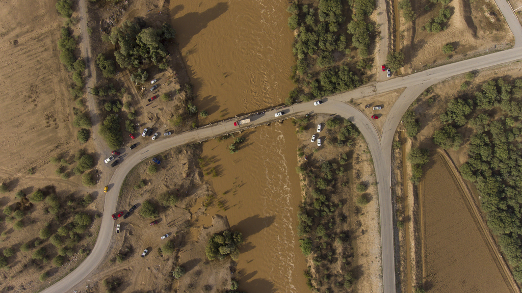 Paulatinamente, el caudal del Río Aguanaval iba disminuyendo. (EL SIGLO DE TORREÓN) 