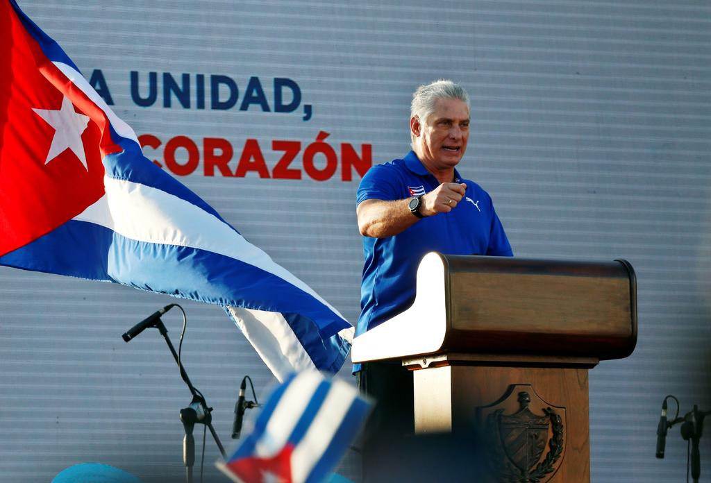 El presidente cubano, Miguel Díaz-Canel, felicitó este martes al líder sindical Pedro Castillo, proclamado como nuevo presidente de Perú, y al Gobierno de Nicaragua en el aniversario 42 de la Revolución Sandinista. (ARCHIVO) 