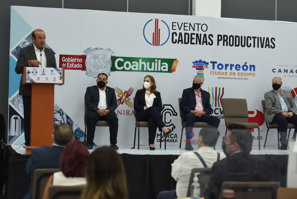 Ayer se llevó a cabo el evento Cadenas Productivas, iniciativa impulsada por distintas cámaras empresariales y la OCV. (JESÚS GALINDO)