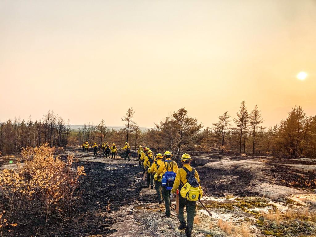 El gobierno mexicano envió a un segundo contingente de 101 combatientes para contribuir con las tareas de mitigación y extinción de los más de 300 incendios forestales activos que afectan la provincia de Columbia Británica en Canadá. (TWITTER)