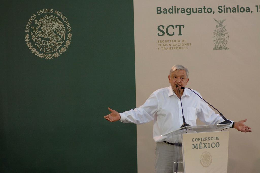 El presidente Andrés Manuel López Obrador viajará este fin de semana a Badiraguato, Sinaloa, municipio natal de Joaquín 'El Chapo' Guzmán, ex líder del Cártel del Pacifico, y quien se encuentra detenido en una cárcel de Estados Unidos. (ARCHIVO)