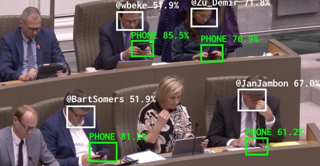 La inteligencia Artificial, 'The Flemish Scrollers', detecta a los políticos que en sesiones de trabajo están distraídos o dormidos, captando clips que después expone en redes sociales (CAPTURA) 
