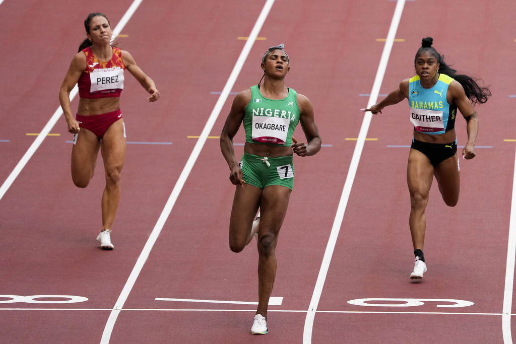  La atleta nigeriana Blessing Okagbare ha sido suspendida con efectos inmediatos tras dar positivo por la hormona del crecimiento humano en un control de dopaje a que fue sometida el 19 de julio pasado, informó hoy la Unidad de Integridad del Atletismo (AIU). (AP) 

