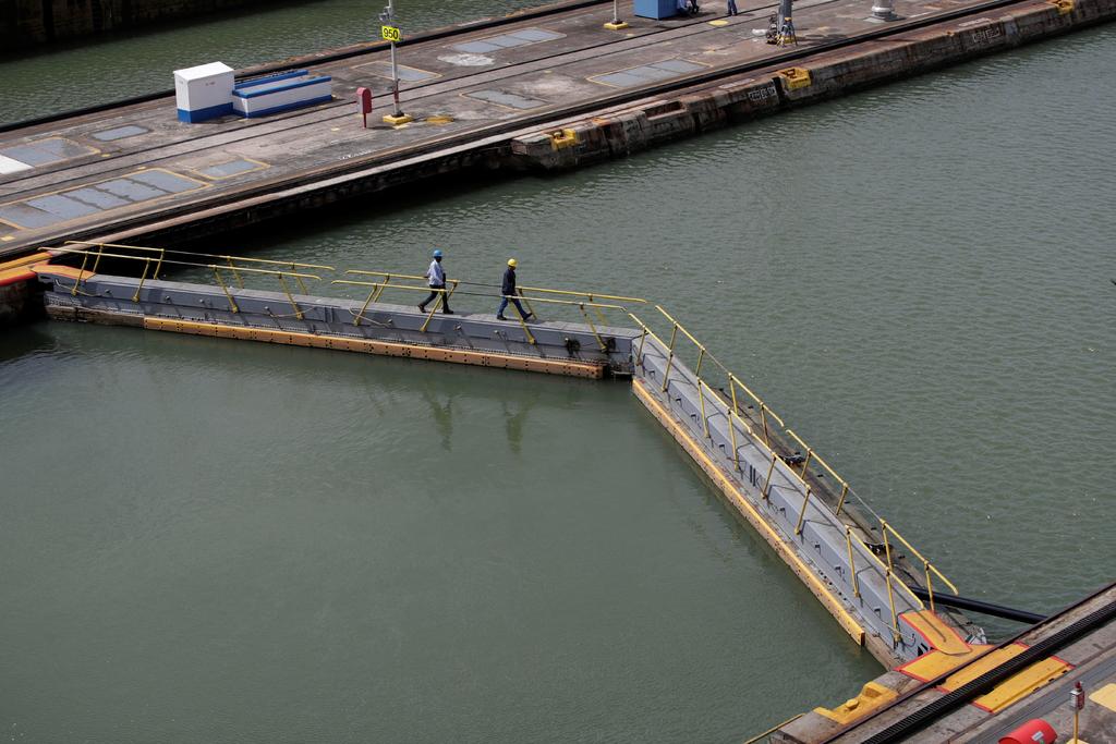 El Canal de Panamá informó que activó un esquema de separación de tráfico y limitó la velocidad de los buques que transitan por la vía para evitar accidentes con las ballenas, que usan el golfo de Panamá para invernar. (ARCHIVO) 
