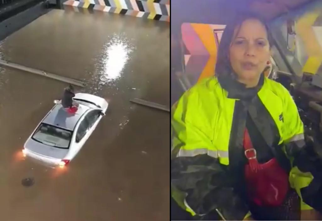 Las fuertes lluvias han provocado inundaciones en Caracas. (INTERNET)