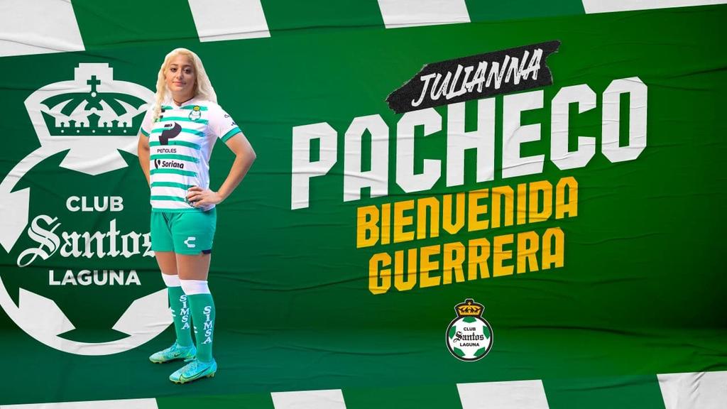 Las Guerreras anunciaron este viernes, la incorporación de la mediocampista Julianna Alba Pacheco. (ESPECIAL)
