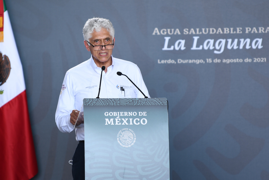 El director de Conagua aseguró que el Proyecto Agua Saludable para La Laguna, que representa una inversión de 10 mil millones de pesos, no se hará por la fuerza sino por la vía de la conciliación. (FERNANDO COMPEÁN)