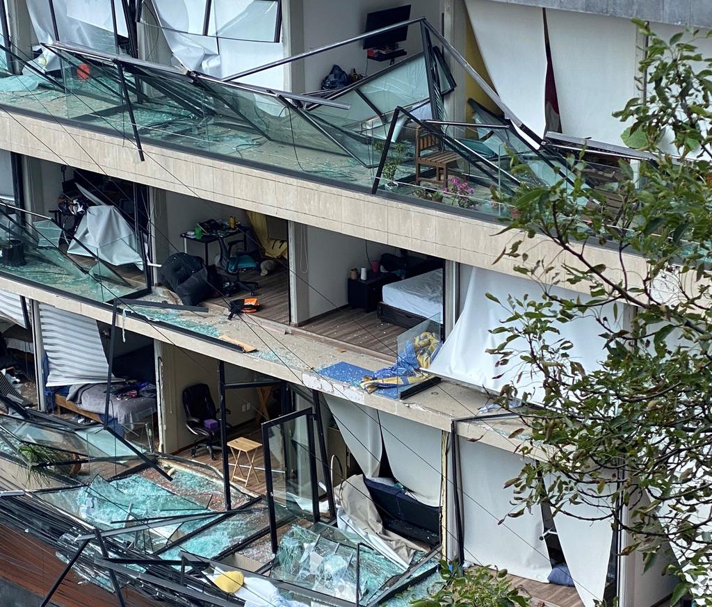 Se registró una explosión en un edificio de la Avenida Coyoacán esquina con Universidad, colonia Xoco, en la alcaldía Benito Juárez. (ESPECIAL)