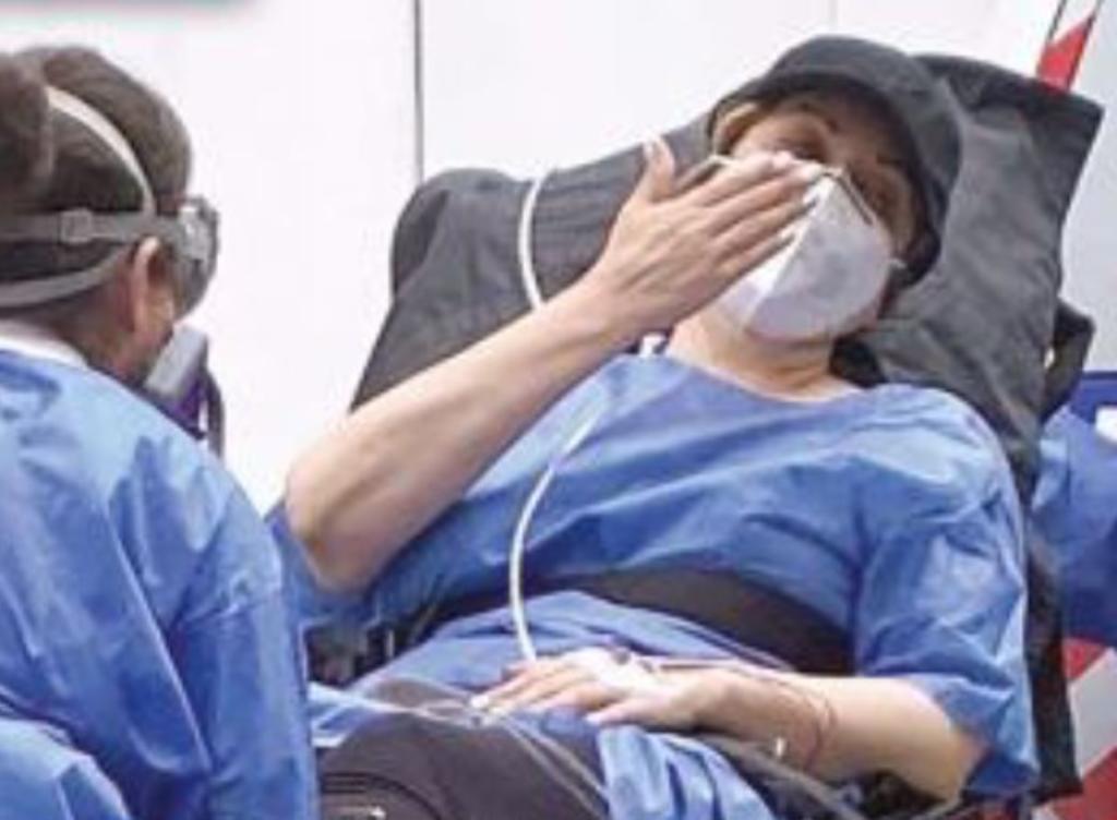 Salud. La actriz negaba la atención médica, argumentando que era 'gripa'.