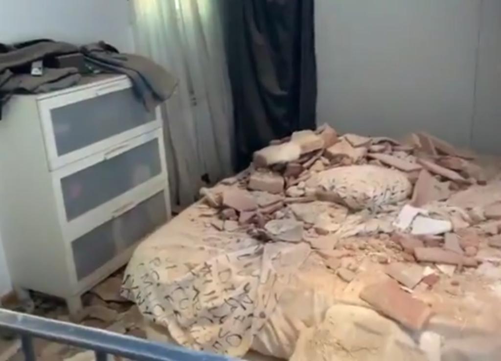 Una vivienda quedó inhabitable por los daños del derrumbe. (INTERNET)
