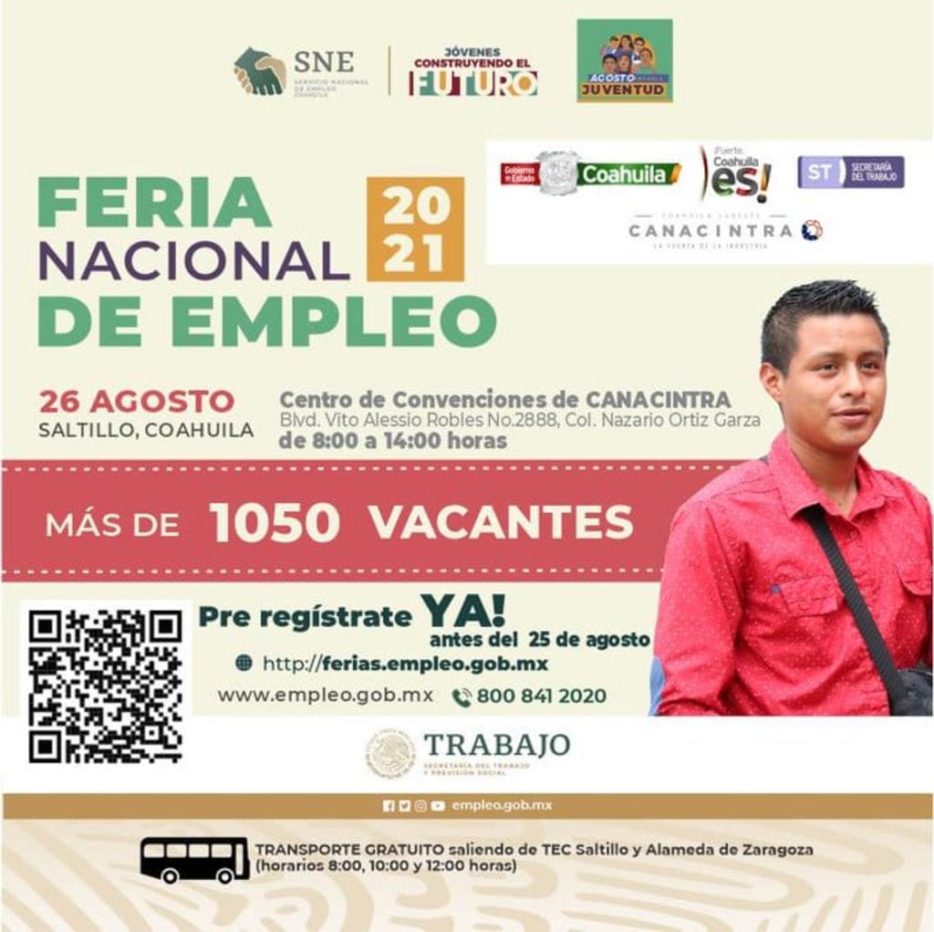 Gobierno realizará Feria del empleo en Saltillo a finales de agosto ...