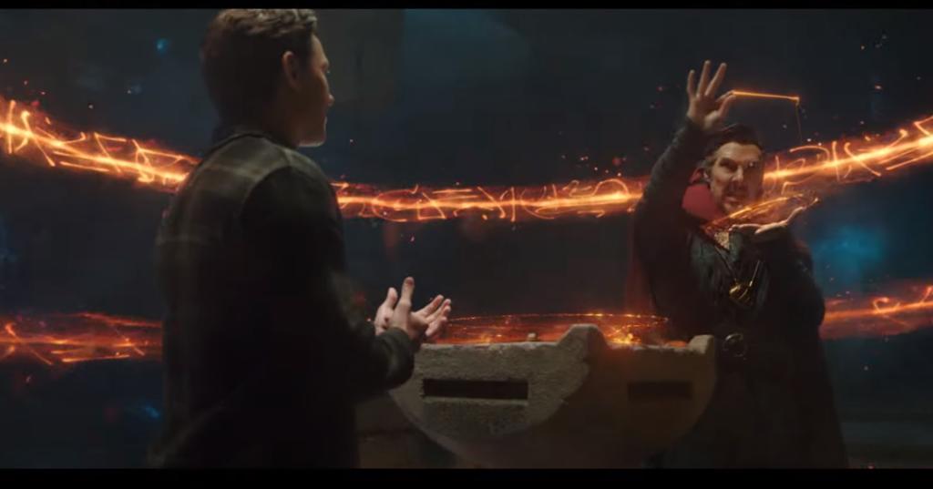 Spider Man y Dr Strange. 