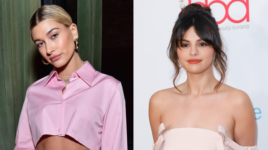 La modelo Hailey Bieber, esposa de Justin Bieber, ha dejado claro que entre ella y la ex del cantante, Selena Gomez, no hay alguna enemistad y mucho menos, mala voluntad entre ellas. (ESPECIAL)      
