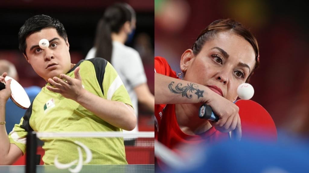 Edith Sigala López y Víctor Reyes Turcio, concluyeron su actuación en los Juegos Paralímpicos Tokio 2020. (ESPECIAL)