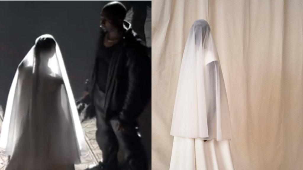 Ayer en Chicago, Kanye West presentó su álbum completo “Donda”, con un concierto que impresionó a sus fans, siendo el final del show uno de los momentos más destacados con la aparición de su ex pareja Kim Kardashian en un vestido de novia. (ESPECIAL) 