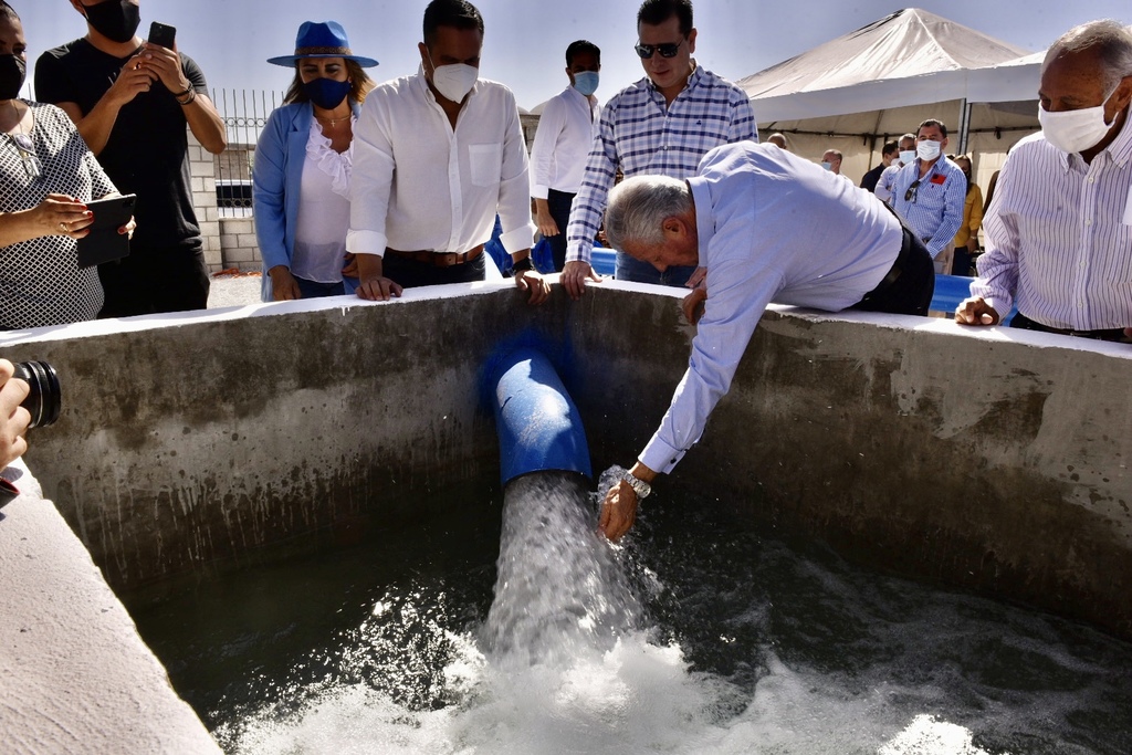 Ayer el Municipio de Torreón arrancó la operación de un nuevo pozo de agua para el sector norte de la ciudad.