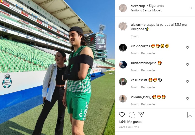 Carlos Acevedo y su 'gemela' se encuentran en el Estadio Corona