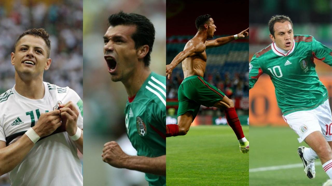 México necesita reclutar a su tres máximos goleadores para superar la marca que el día de ayer colocó a Cristiano Ronaldo como el histórico anotador de la Selección Portuguesa. 