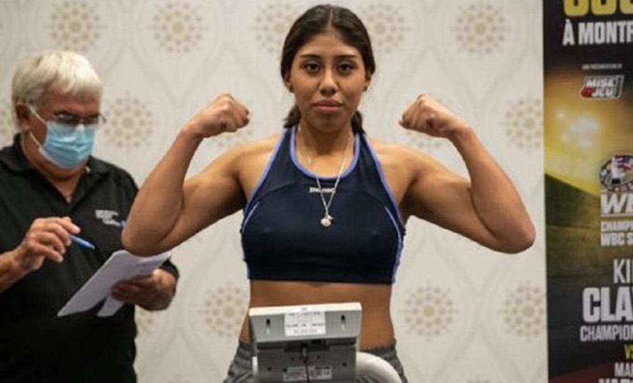 La peleadora mexicana, Jeanette Zacarías Zapata, de 18 años, ha perdido la vida después de varios días en coma, luego de la golpiza que le propinó la canadiense Marie-Pier Houle. (ARCHIVO) 
